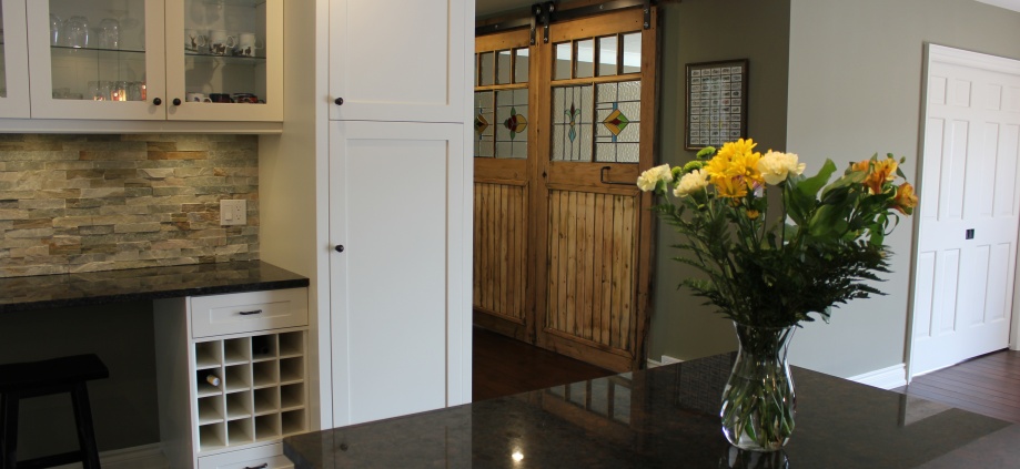 Kitchen with Flowers